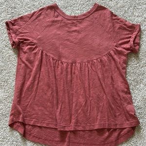 Pink babydoll oversized top